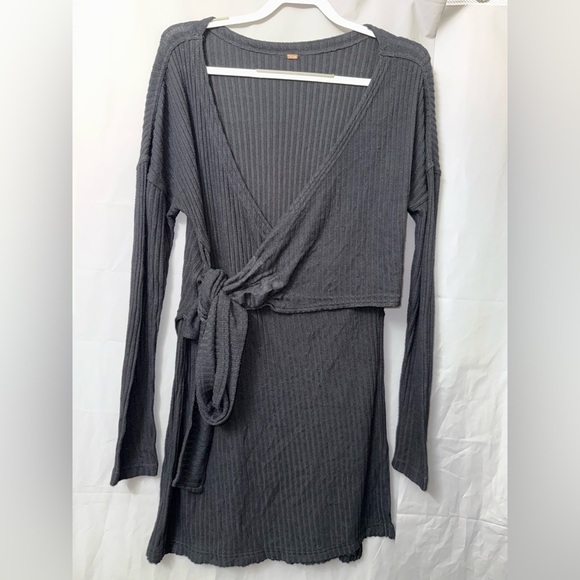 Free People Wrap Tunic Top Size L - Picture 1 of 12